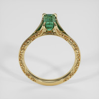 1.17 Ct. Green Tourmaline Ring, 14K Yellow Gold 3