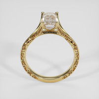 1.55 Ct. White Moonstone Ring, 14K Yellow Gold 3
