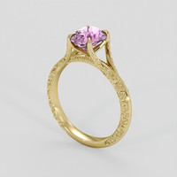 1.62 Ct. Pink Spinel Ring, 14K Yellow Gold 2