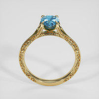 1.14 Ct. Sky Blue Topaz Ring, 14K Yellow Gold 3