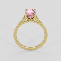 1.80 Ct. Pink Tourmaline Ring, 14K Yellow Gold 3