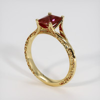 1.32 Ct. Gemstone Ring, 14K Yellow Gold 2