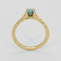 0.58 Ct. Alexandrite Ring, 14K Yellow Gold 3