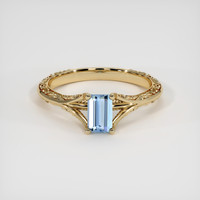 0.48 Ct. Gemstone Ring, 14K Yellow Gold 1