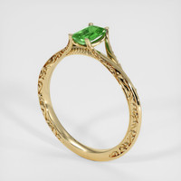 0.54 Ct. Gemstone Ring, 14K Yellow Gold 2