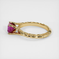 1.14 Ct. Pink Sapphire Ring, 14K Yellow Gold 4