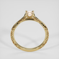 0.60 Ct. Padparadscha Sapphire Ring, 14K Yellow Gold 3