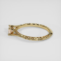 0.60 Ct. Padparadscha Sapphire Ring, 14K Yellow Gold 4