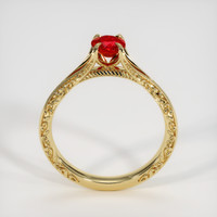 0.71 Ct. Ruby Ring, 14K Yellow Gold 3