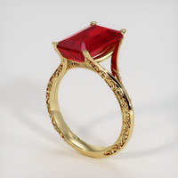 5.02 Ct. Ruby Ring, 14K Yellow Gold 2