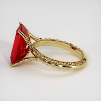 5.02 Ct. Ruby Ring, 14K Yellow Gold 4