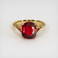 4.32 Ct. Ruby Ring, 14K Yellow Gold 1