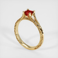 Ruby Ring 0.40 Ct., 14K Yellow Gold Preview