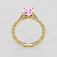 2.54 Ct. Padparadscha Sapphire Ring, 14K Yellow Gold 3