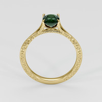 0.95 Ct. Green Sapphire Ring, 14K Yellow Gold 3