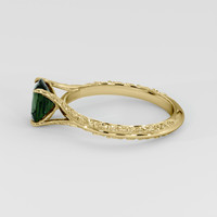0.95 Ct. Green Sapphire Ring, 14K Yellow Gold 4