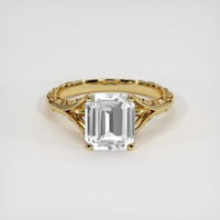 2.23 Ct. White Sapphire Ring, 14K Yellow Gold 1