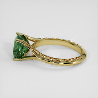 2.29 Ct. Bluish Green Sapphire Ring, 14K Yellow Gold 4