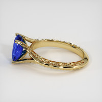 2.34 Ct. Blue Sapphire Ring, 14K Yellow Gold 4