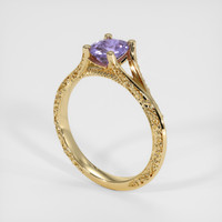 1.07 Ct. Sapphire Ring, 14K Yellow Gold 2