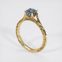1.85 Ct. Bi Color Sapphire Ring, 14K Yellow Gold 2