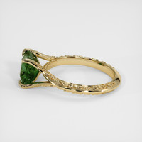 2.53 Ct. Green Sapphire Ring, 14K Yellow Gold 4