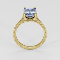 2.74 Ct. Violet Sapphire Ring, 14K Yellow Gold 3