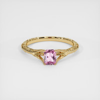 1.04 Ct. Sapphire Ring, 14K Yellow Gold 1