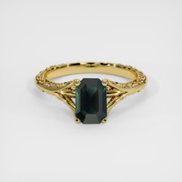 1.57 Ct. Sapphire Ring, 14K Yellow Gold 1
