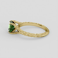 1.41 Ct. Green Sapphire Ring, 14K Yellow Gold 4