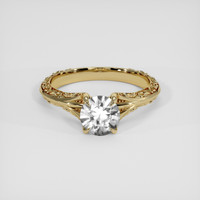 1.58 Ct. White Sapphire Ring, 14K Yellow Gold 1