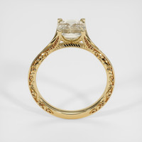 2.07 Ct. Peach Sapphire Ring, 14K Yellow Gold 3