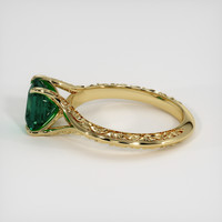 1.58 Ct. Bluish Green Sapphire Ring, 14K Yellow Gold 4
