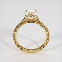 1.68 Ct. Peach Sapphire Ring, 14K Yellow Gold 3