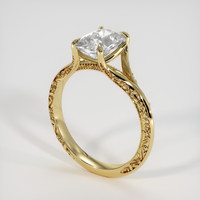 1.95 Ct. White Sapphire Ring, 14K Yellow Gold 2