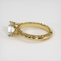 1.27 Ct. White Sapphire Ring, 14K Yellow Gold 4