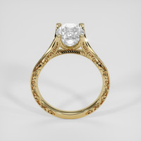3.08 Ct. White Sapphire Ring, 14K Yellow Gold 3