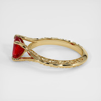 1.32 Ct. Ruby Ring, 14K Yellow Gold 4