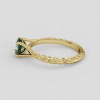 1.14 Ct. Color Change Sapphire Ring, 14K Yellow Gold 4