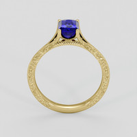 1.35 Ct. Blue Sapphire Ring, 14K Yellow Gold 3