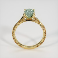 1.74 Ct. Green Sapphire Ring, 14K Yellow Gold 3