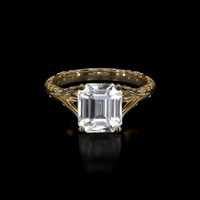 2.95 Ct. Sapphire Ring, 14K Yellow Gold 1