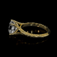 2.52 Ct. Sapphire Ring, 14K Yellow Gold 4