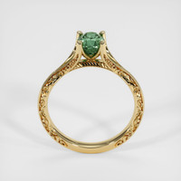 0.88 Ct. Sapphire Ring, 14K Yellow Gold 3