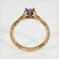 0.52 Ct. Purple Sapphire Ring, 14K Yellow Gold 3