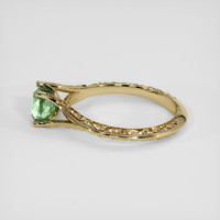 0.90 Ct. Green Sapphire Ring, 14K Yellow Gold 4