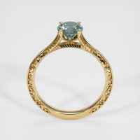0.64 Ct. Sapphire Ring, 14K Yellow Gold 3