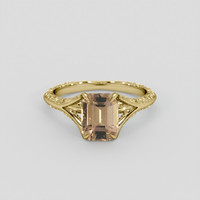 2.51 Ct. Brown Sapphire Ring, 14K Yellow Gold 1