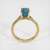 4.05 Ct. Sapphire Ring, 18K Yellow Gold 3
