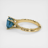 4.05 Ct. Sapphire Ring, 18K Yellow Gold 4